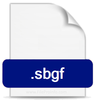 .SBGF file extension.